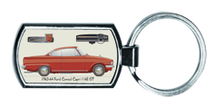 Ford Consul Capri 116E 1500GT 1962-64 Keyring 4